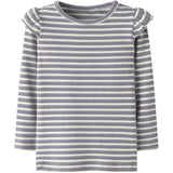 Name It Lavender Gray Cloud Dancer Nmftaias Ls Slim Top