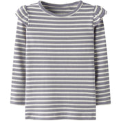 Name It Lavender Gray Cloud Dancer Nmftaias Ls Slim Top