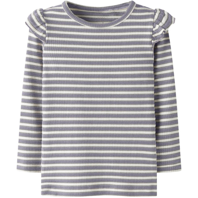 Name It Lavender Gray Cloud Dancer Nmftaias Ls Slim Top