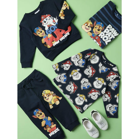 Name It Navy Blazer Nmmjeep Paw Nreg Sweat Bru Noos Cplg