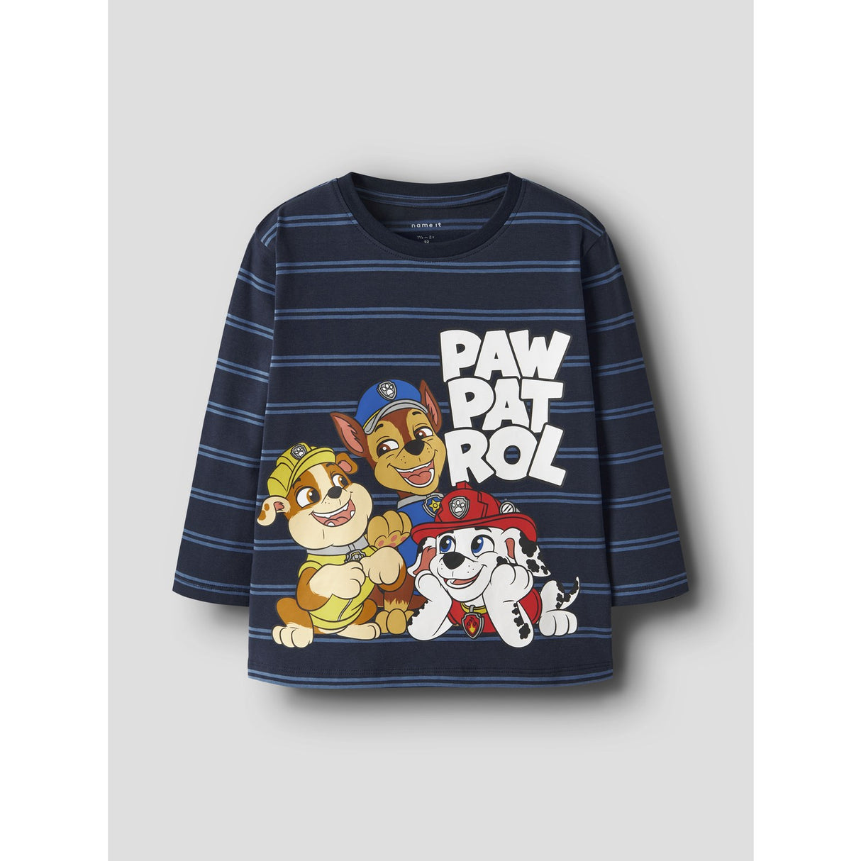 Name It Navy Blazer Nmmjoshue Paw Ls Nreg Top Noos Cplg