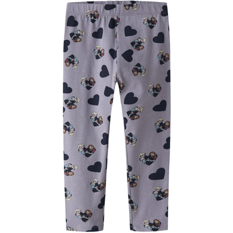 Name It Lavender Gray Nmfdonna Frozen Leggings Wdi