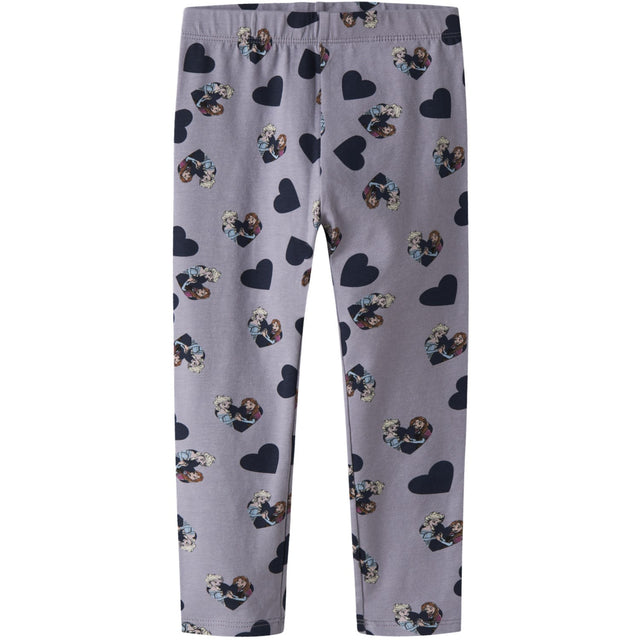 Name It Lavender Gray Nmfdonna Frozen Leggings Wdi
