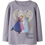 Name It Lavender Gray Nmfdora Frozen Ls Top Box Wdi