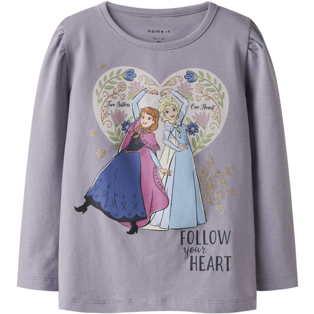 Name It Lavender Gray Nmfdora Frozen Ls Top Box Wdi