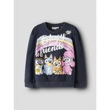 Name It Navy Blazer Melange Nmfjenney Bluey Sweat Bru Sky