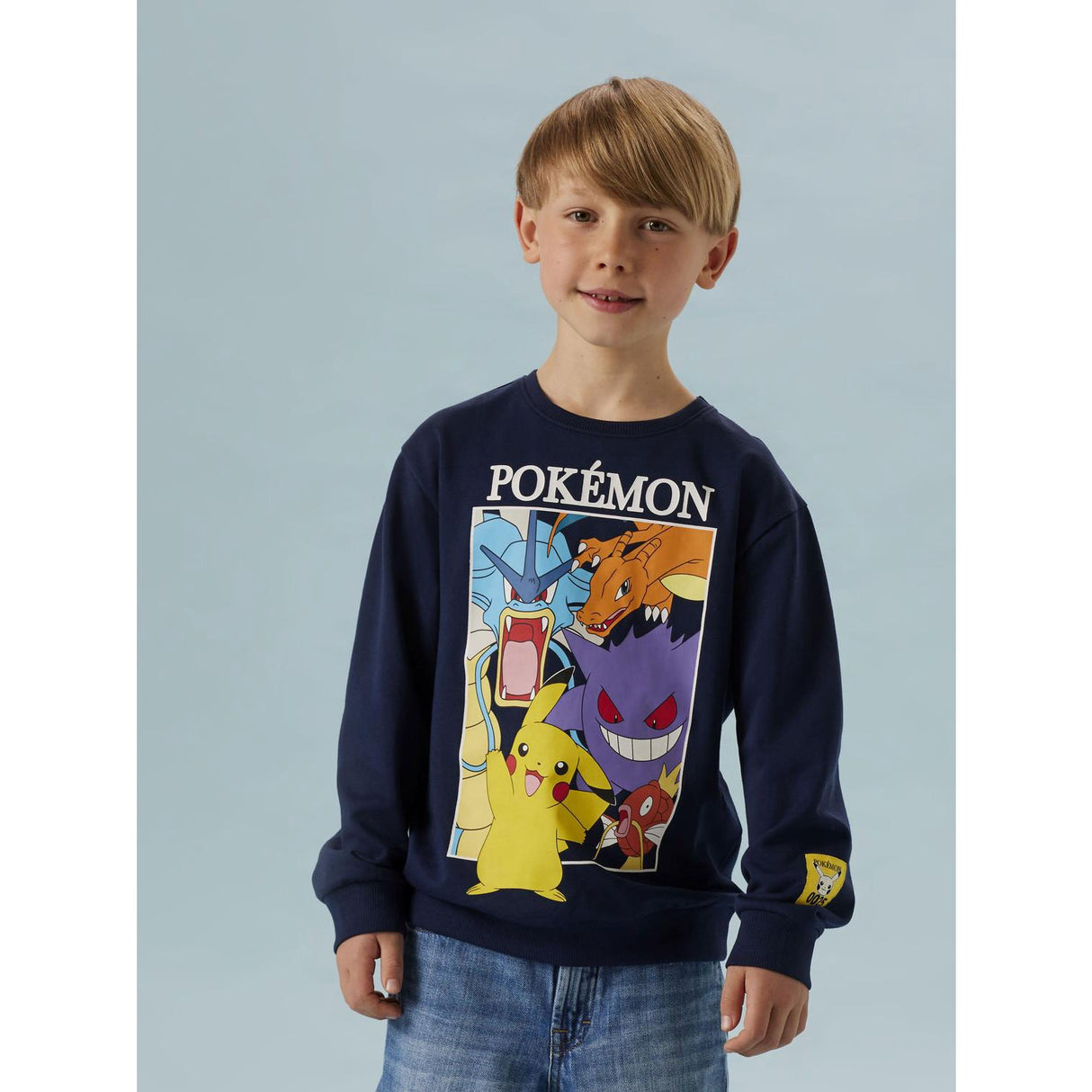 Name It Navy Blazer Nkmjobi Pokemon Nreg Sweat Bru Box Sky