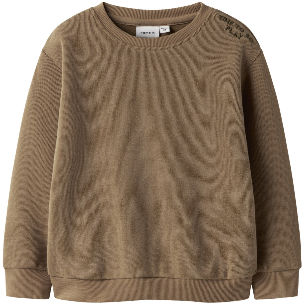 Name It Toasted Coconut Nmmtobear Ls Nreg Sweat Unb