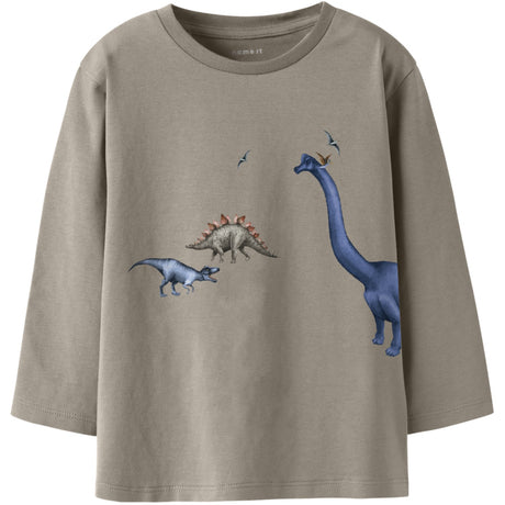 Name It Vintage Khaki Nmmbart Ls Nreg Top Box