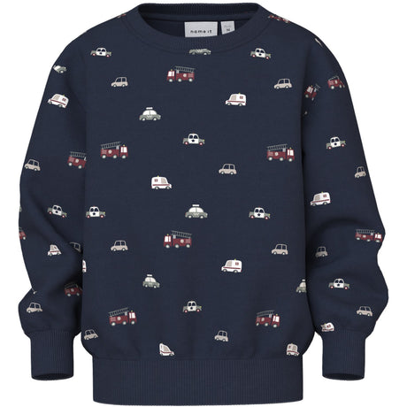 Name It Navy Blazer Nmmthuen Ls Nreg Sweat Bru