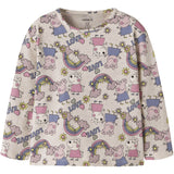 Name It Peyote Melange Nmfdarsy Peppa Ls Nreg Top Cplg