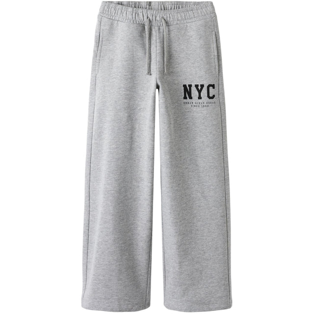 Name It Grey Melange Nkfbelisso Wide Sweat Bukser Unb