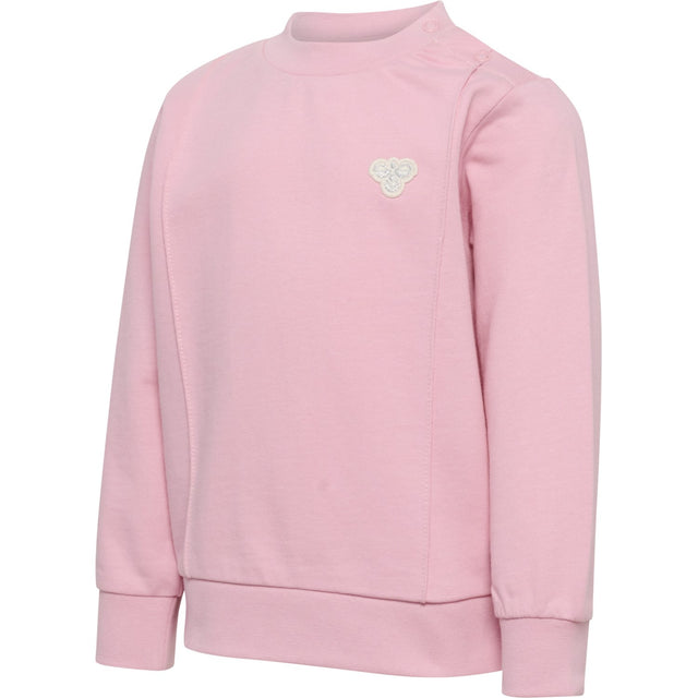 Hummel Pink Nectar Mini Reg Pintuck Sweatshirt