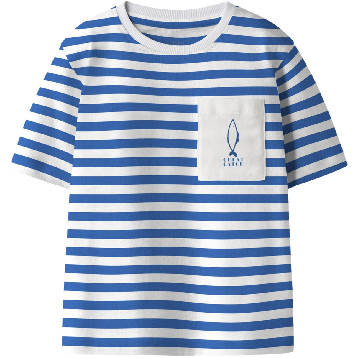 Name It Nautical Blue Nmmjesper Ss Nreg Top Box Pb