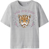 Name It Light Grey Melange Nkfbenna Ss Nreg Top Box Pb