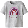 Name It Light Grey Melange Nmfbelina Ss Nreg Top Pb