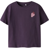 Name It Blackberry Wine Nmfbelina Ss Nreg Top Pb