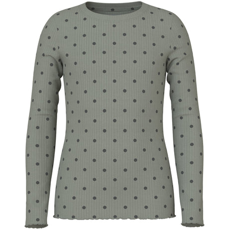 Name It Shadow Urban Chic Dot Nmfvemma Ls Slim Top
