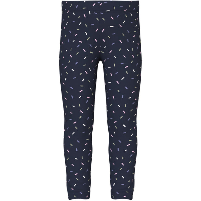 Name It Navy Blazer Sprinkles Nmfvivian Aop Leggings