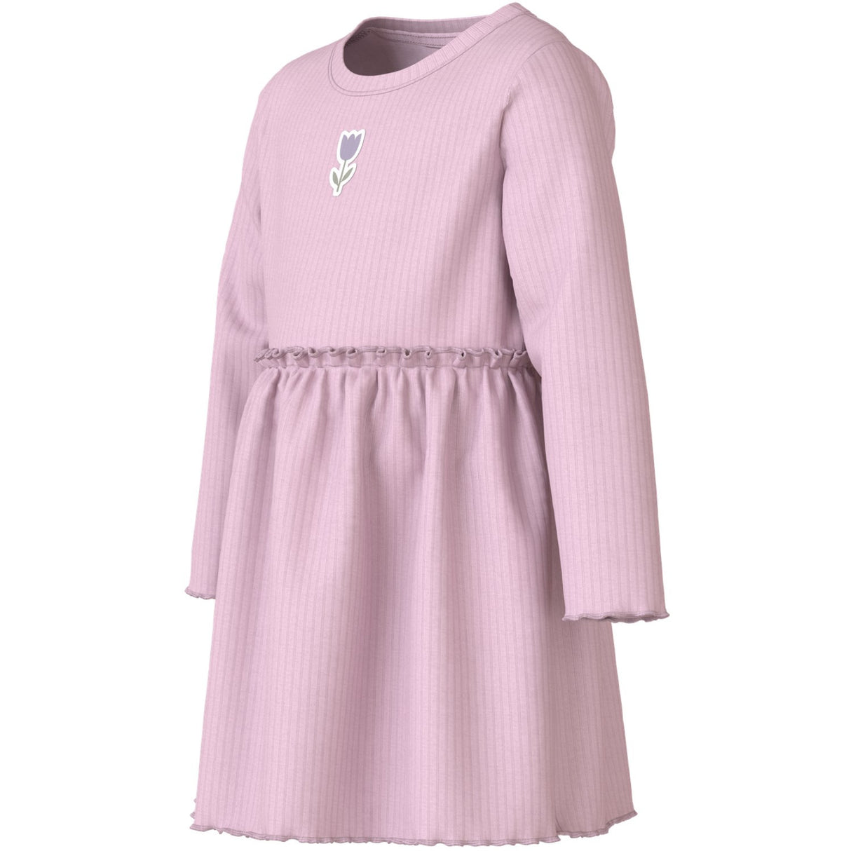 Name It Dawn Pink Tulip Nmfvemma Ls Kjole