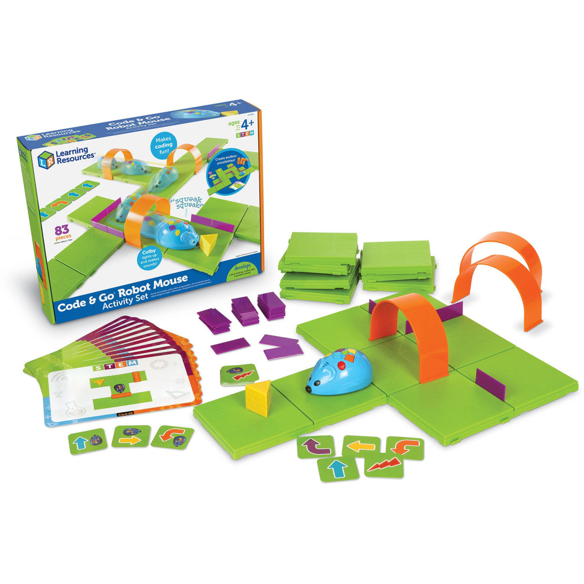Learning Resources® Code & Go® Robot Mouse Aktivitetssæt