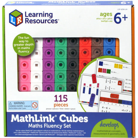 Learning Resources® MathLink® Cubes Maths Fluency Sæt