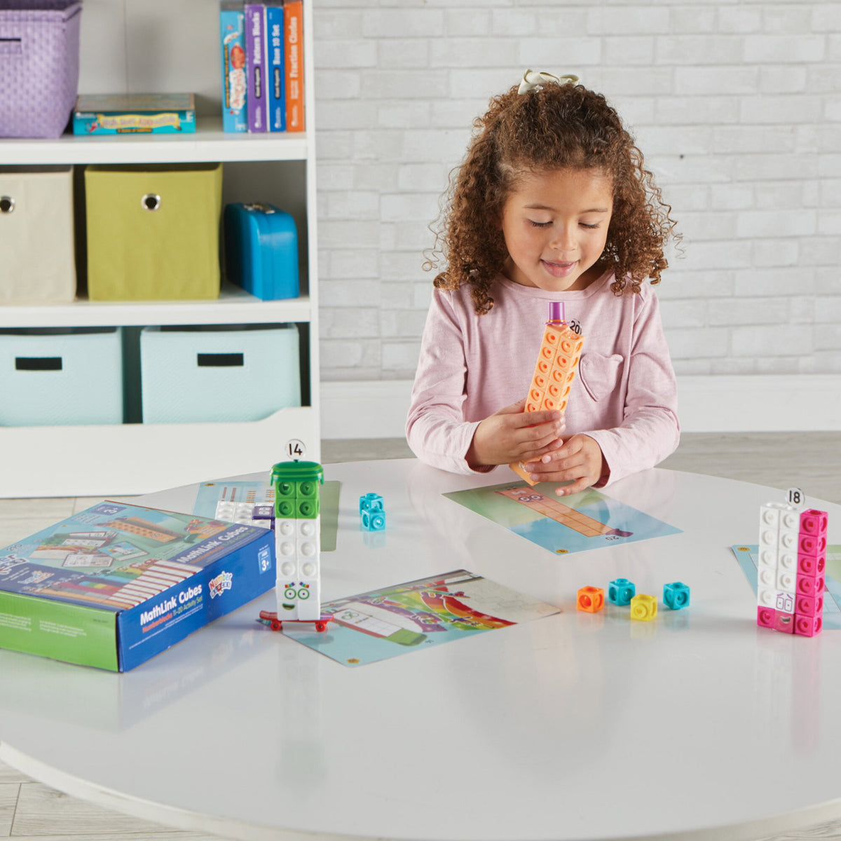 Learning Resources® MathLink® Cubes Numberblocks® 11-20 Aktivitetssæt