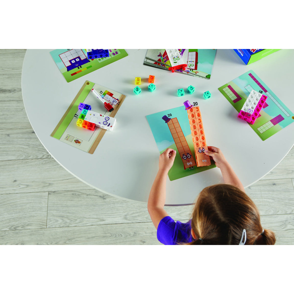 Learning Resources® MathLink® Cubes Numberblocks® 11-20 Aktivitetssæt