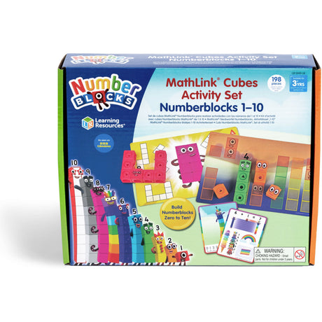 Learning Resources® MathLink® Cubes Numberblocks® 1-10 Activity Sæt