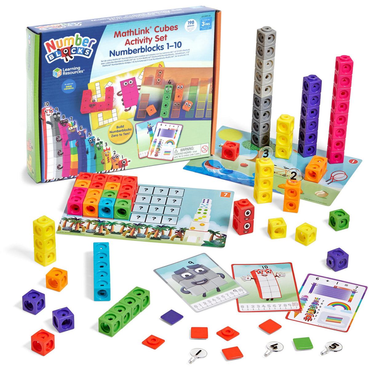 Learning Resources® MathLink® Cubes Numberblocks® 1-10 Activity Sæt