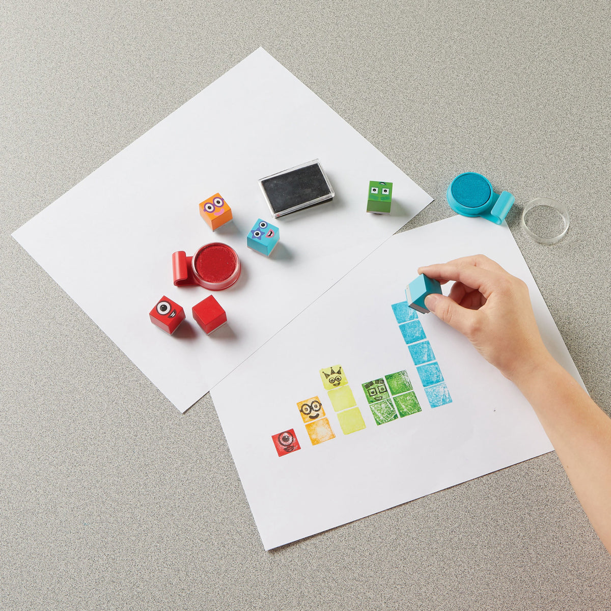 Learning Resources® Numberblocks® Stampoline Park Stamp Aktivitetssæt