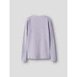 Name It Lavender Gray Nkfnakal Ls Top Noos