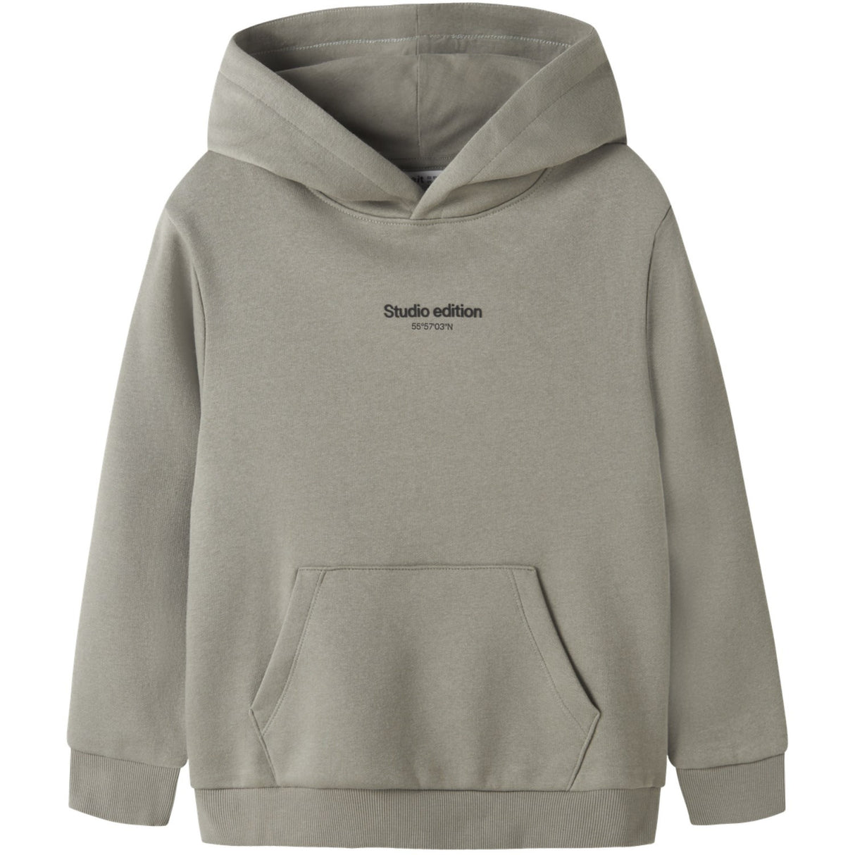 Name It Shadow Nkmbrody Ls Nreg Sweat Wh Bru Noos