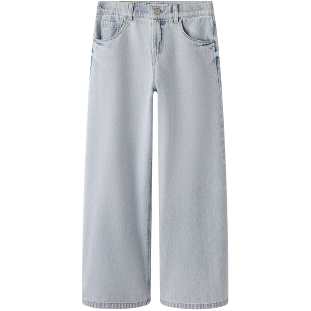 Name It Light Blue Bleached Denim Nkfbella Skater Xwide Jeans 3111-Za Noos