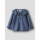 Name It Medium Blue Denim Nmfsophy Ls Dnm Skjorte 2533-Yb T
