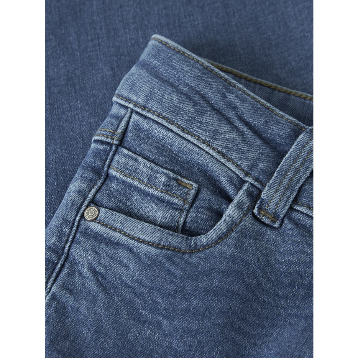 Name It Medium Blue Denim Nkfpolly X-Wide Jeans 3057-Fr Noos