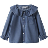 Name It Medium Blue Denim Nmfsophy Ls Dnm Skjorte 2533-Yb T