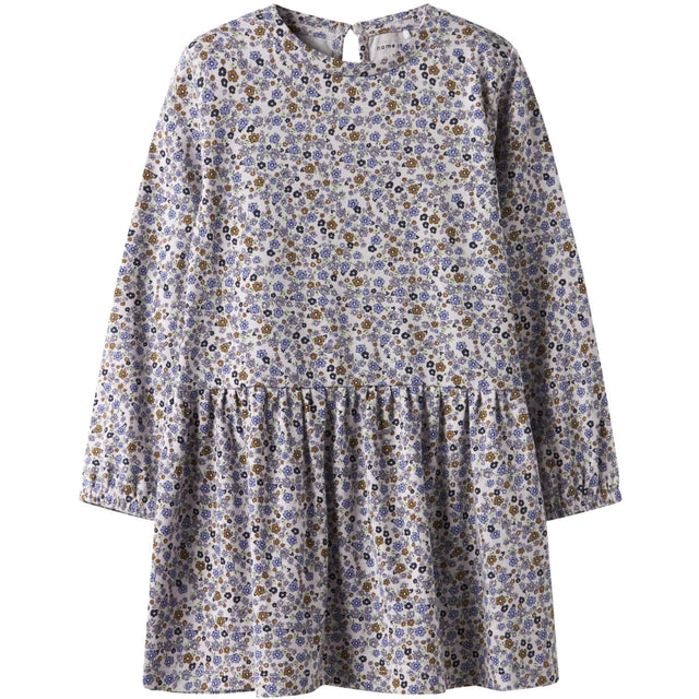 Name It Lilac Marble Nmftuline Ls Kjole