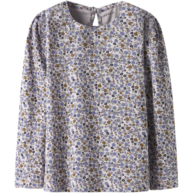 Name It Lilac Marble Nmftuline Ls Slim Top