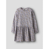 Name It Lilac Marble Nmftuline Ls Kjole