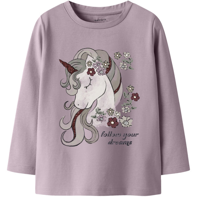 Name It Dawn Pink Nmftulinea Ls Top