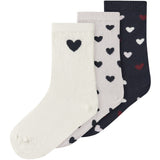 Name It Light Grey Melange Nmftua 3P Strømper