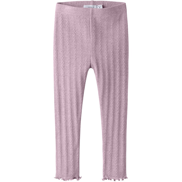 Name It Dawn Pink Melange Nmfblitta Xsl Leggings