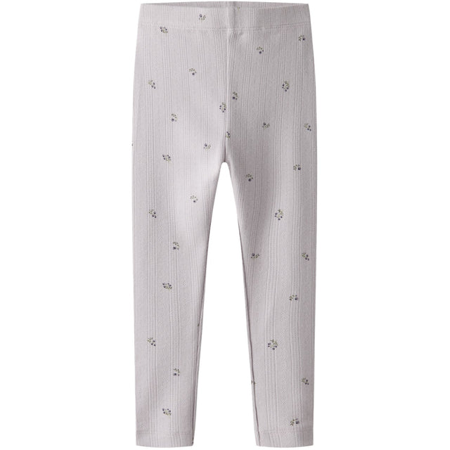 Name It Lilac Marble Nmfberries Slim Leggings