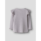 Name It Lilac Marble Melange Nmfblitta Ls Xsl Top