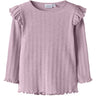 Name It Dawn Pink Melange Nmfblitta Ls Xsl Top