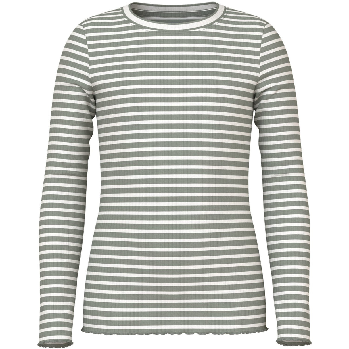 Name It Shadow Cloud Dancer Nkfvemma Ls Slim Top