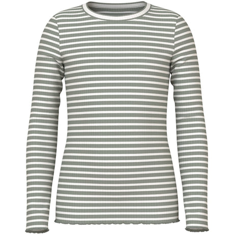 Name It Shadow Cloud Dancer Nkfvemma Ls Slim Top