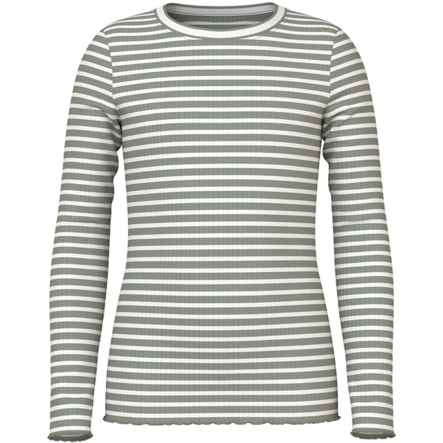 Name It Shadow Cloud Dancer Nkfvemma Ls Slim Top