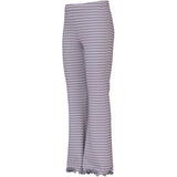 Name It Lavender Gray Lilac Marble Stripe Nkfvemma Flare Bukser